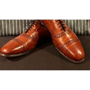 Allen Edmonds strand cap dress shoes in cordovan